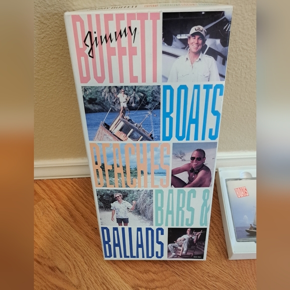 Jimmy Buffett Other - Jimmy Buffett 4-Cassette Box Set Boats Beaches Bars & Ballads Set